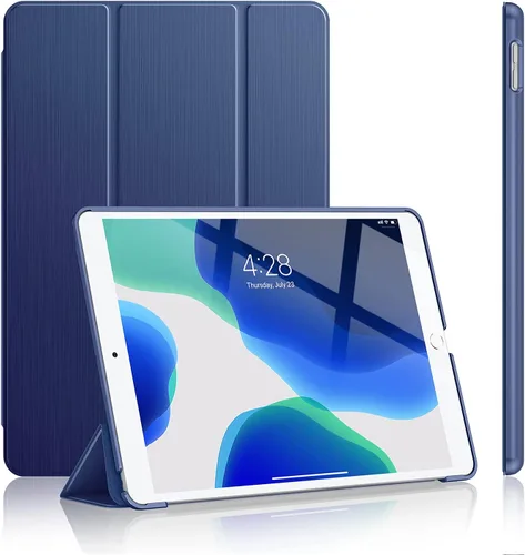 Miniatura 16 de Soke Funda para iPad de 9ª/8ª/7ª generación 2021/2020/2019, [soporte tríptico delgado + activación/suspensión automática], cubierta trasera