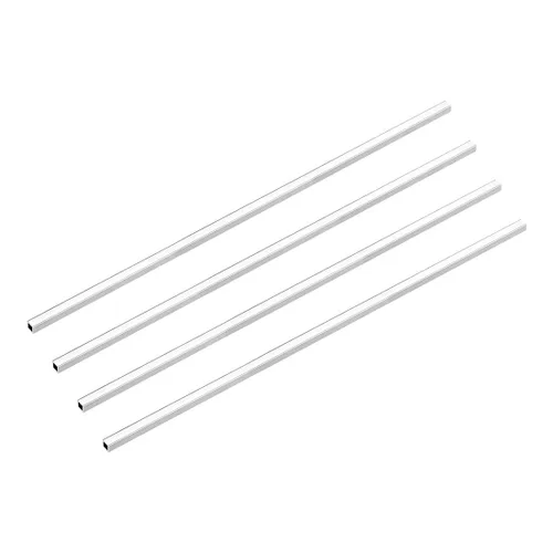 Miniatura 11 de uxcell Tubo cuadrado de aluminio 6063, 6mmx6mmx1mm de espesor de pared, 200mm de longitud, tubo de tubería recta sin costuras, 4 piezas
