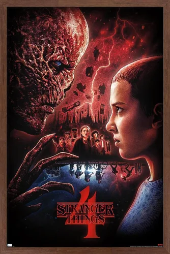 Miniatura 10 de Trends International Netflix Stranger Things: Season 4 - Póster de pared de una hoja, 34 pulgadas de largo x 22.4 pulgadas, versión enmarcada