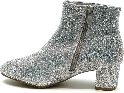 Miniatura 4 de Forever Botines con diamantes de imitación para niños