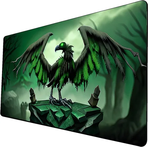 Miniatura 21 de Tapete de juego de cartas coleccionables AI Painting – Tapete de juego MTG con zonas, 24 x 14 pulgadas, tapete de juego MTG de alta calidad – El