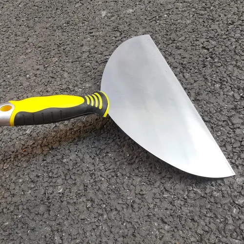 Miniatura 5 de Rascador de masilla grande, cuchillos de masilla de acero inoxidable de 10 pulgadas con mango ergonómico de plástico para pegar pintura, pared