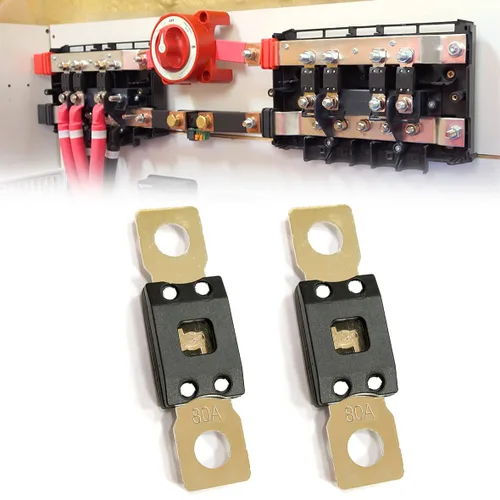 Miniatura 19 de PTT 2PACK MEGA/AMG 300Amp, 32V, Retardo de tiempo, Fusible de montaje de espárrago de alta corriente - Atornillado - Automotriz/Marina