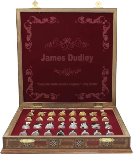 Miniatura 3 de Juego de ajedrez de lujo personalizable