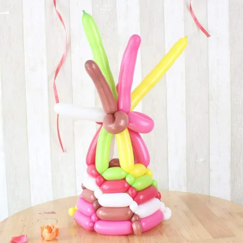 Miniatura 4 de Globos mágicos de animales, 200 globos de bricolaje, kit de animales, globos mágicos, flores, globos de látex para bodas con forma de animales