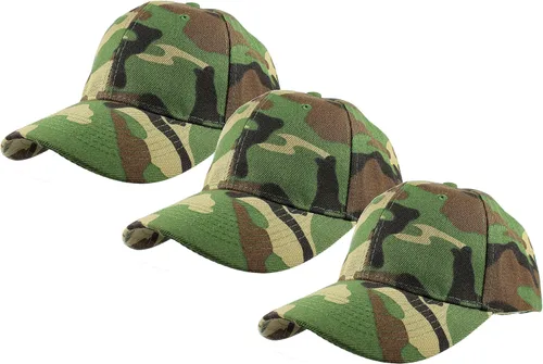 Miniatura 88 de Gelante - Gorra lisa de béisbol ajustable con correa trasera (3 unidades)