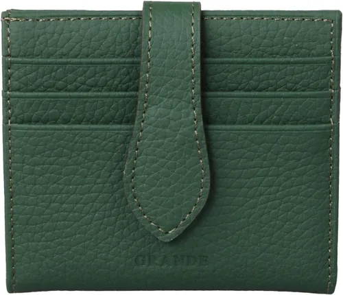 Miniatura 55 de Grande -3803 Cartera unisex, Azul (Iced Blue), Cartera delgada de cuero con cierre a presión pequeño