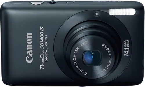 Miniatura 2 de Canon PowerShot SD1400 IS Cámara digital de 14.1 MP con zoom estabilizado de imagen óptica de gran angular 4x y LCD de 2.7 pulgadas (negro)