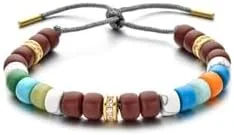 Miniatura 6 de MIRFREYR Pulsera de piedra natural con cuentas de cristal de curación natural, unisex, ajustable
