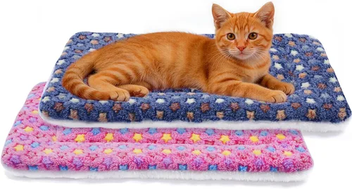 Miniatura 35 de Mora Pets Cama para Perros Almohadilla para Jaula Cama Ultra Suave para Mascotas con Bonito Estampado de Estrellas Alfombrilla Lavable para Jaula
