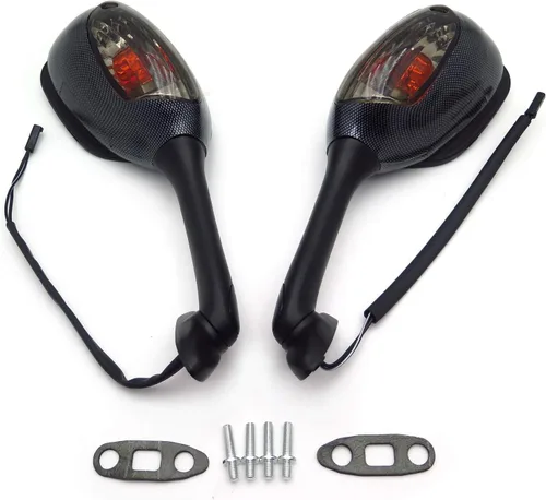 Espejos direccionales SMT compatibles con Suzuki Gsx-R Gsxr 600 750 1000 K6 K7 2006-2011 Carbon S [B00RW3OWSY]