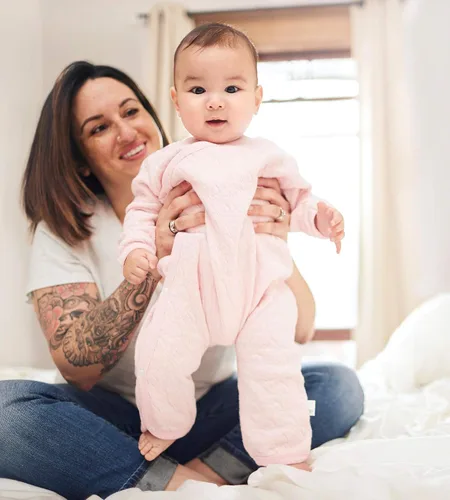 Miniatura 3 de Burt's Bees Baby - Mameluco para bebés niñas, 100% algodón orgánico, overol de una pieza