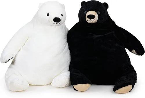 Miniatura 2 de Oso de Peluche de 23.6 Pulgadas Oso de Peluche de Peluche Oso de Peluche de Selva Animal de Peluche de Muñeca Decoración del Hogar Regalo para Niños