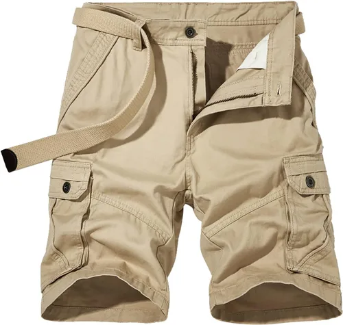 Miniatura 10 de Men Cargo Shorts Classic Fit Lightweight Ripstop Pants Tactical Outdoor Work Short Trousers with Multi Pocket