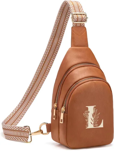 Miniatura 52 de Viverte Bolsas Cruzadas para Mujeres Bolso de Hombro Inicial Riñoneras Personalizadas Regalos para Mamá Mujer Esposa
