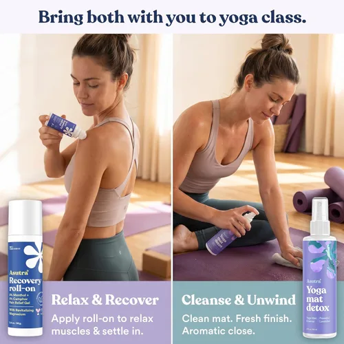Miniatura 6 de Limpiador de colchoneta para yoga 100% natural y orgánico, SEGURO PARA TODAS LAS COLCHONETAS, no deja residuos pegajosos o viscosos, limpia