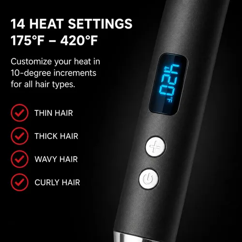 Miniatura 6 de GAMMA+ Cepillo de cerámica y turmalina para alisar el cabello con tecnología Cool Touch, antiencrespamiento, peinado rápido, cerdas frescas al