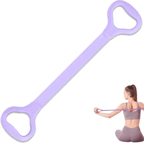 Miniatura 8 de LEZER Figura 8 Banda de resistencia, cuerda elástica de fitness, entrenamiento Execrise para brazo, espalda, pecho y hombro, yoga, pilates