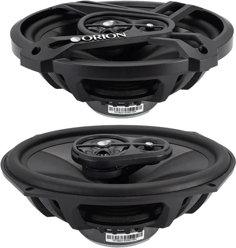 Miniatura 5 de ORION Cobalt Series CB693 - Altavoces coaxiales de 3 vías para automóvil, 320 W, 4 ohmios, rango completo, graves mejorados, cono de polipropileno