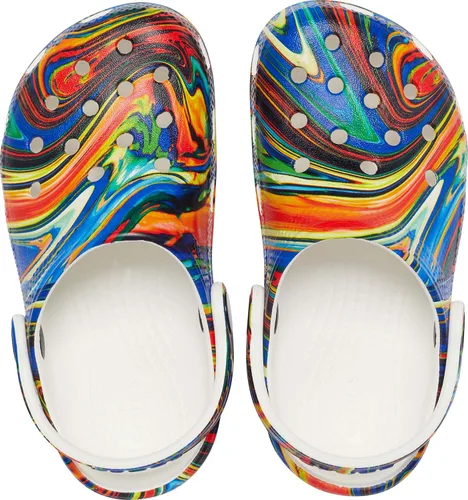 Miniatura 4 de Crocs - Zuecos clásicos de teñido anudado para niños (niños pequeñosniños grandes)