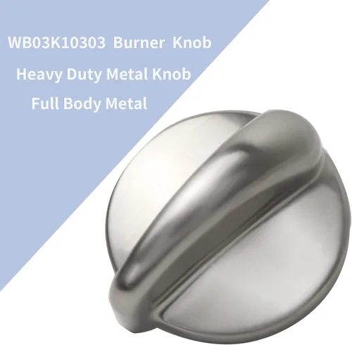 Miniatura 2 de Paquete de 5 pomos de repuesto para estufa de perfil, WB03K10303 para GE, pieza de perilla de estufa WB03K10208, AP4980246, 1810427, AH3486484