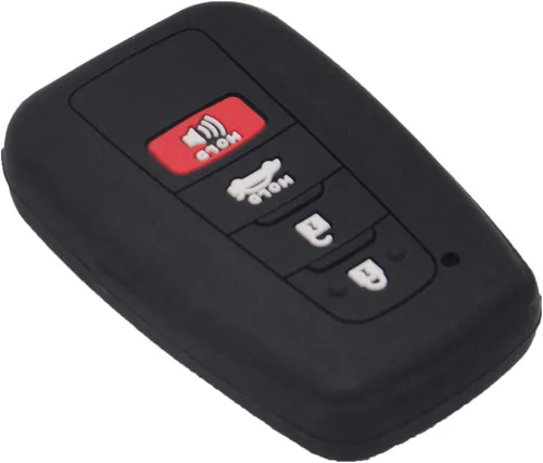 Miniatura 5 de LemSa Funda protectora de silicona para llavero de Toyota Camry C-HR Prius 2017 2018 2019 2020 HYQ14FBC, 2 unidades, color negro