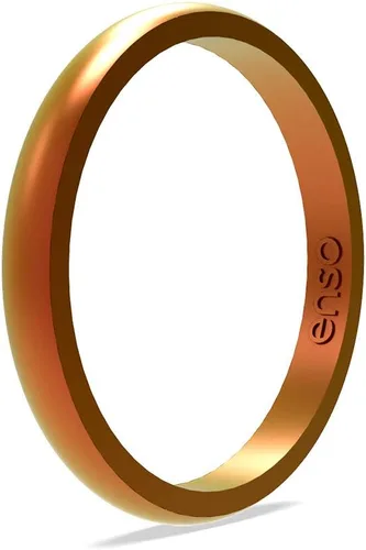 Enso Rings Halo Legend, Anillo de silicona fabricado en los Estados Unidos Calidad de por vida un anillo de silicona ultra cómodo, transpirable y