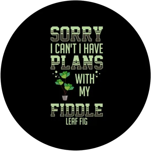Miniatura 3 de Fiddle Leaf Fig Ficus Lyrata Care Árbol Plantas Suelo Interior PopSockets intercambiables PopGrip