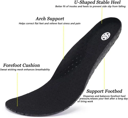 Miniatura 5 de Zuecos de jardín para hombre y mujer, sandalias transpirables para caminar ortopédicas de verano con suela de fascitis plantar