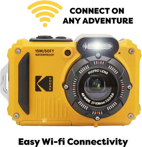 Miniatura 2 de Cámara digital Kodak PIXPRO WPZ2 resistente, impermeable y a prueba de golpes 16MP con zoom óptico 4X, video Full HD 1080P, LCD de 2.7", tarjeta SD