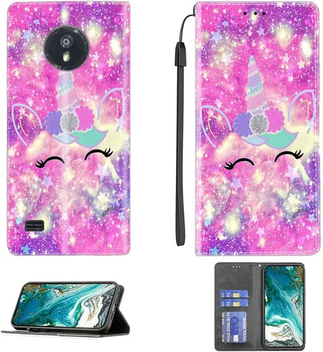 Miniatura 384 de Funda para Moto One Zoom compatible con Motorola One Zoom Phone Case Flip Stand Cover Magnetic Close YHD