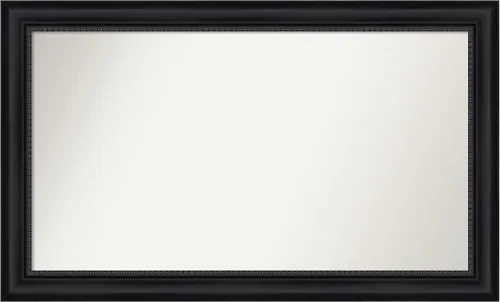 Miniatura 204 de Amanti Art Espejo personalizado, espejo de baño negro Astor, espejo de pared o espejo de tocador de baño sobre el fregadero (25 x 25 pulgadas)