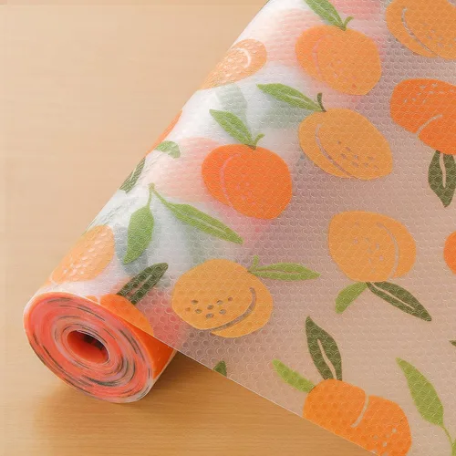 Forro de estante Cooyes, forro para cajones no adhesivo e impermeable, papel para estantes EVA duradero y fácil de cortar para armarios de cocina,