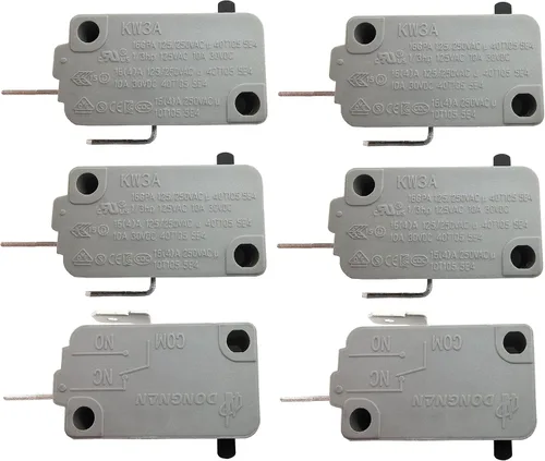 Miniatura 9 de Interruptor de puerta de horno de microondas KW3A 16A 125/250V Interbloqueo de puerta (2 normalmente abiertos y 1 normalmente cerrado)
