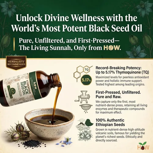Miniatura 5 de Herbal Organic Works Aceite de semilla negra etíope de 4 onzas – Nigella Sativa prensado en frío Aceite de semilla de comino negro 100% puro sin