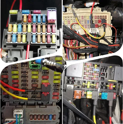 Miniatura 7 de Newdeli Paquete de 20 adaptadores de fusibles de 12 V para coche, kit de adaptador de circuito y fusible con tomas de fusible de perfil bajo