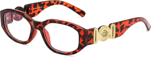 Miniatura 9 de FEISEDY Retro Moda Azul Gafas De Luz Mujer Hombres Vintage 90s Pequeño Angosto Angostos Cuadrados B0316 Azul hielo mate.