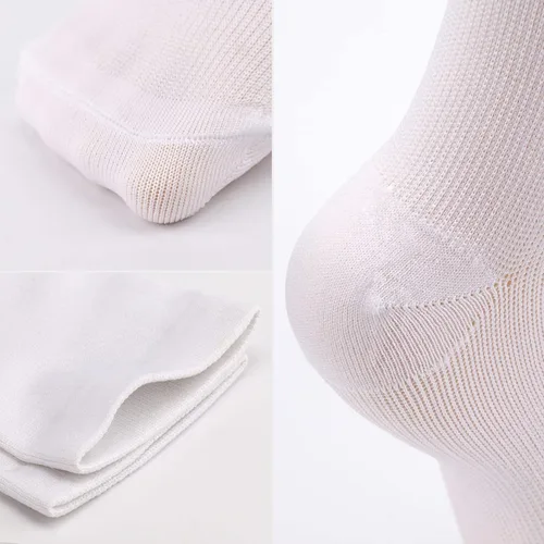 Miniatura 8 de Calcetines de compresión para mujeres y hombres, calcetines largos atléticos hasta la rodilla de 15 a 20 mmhg, lo mejor para correr atlética, 3 pares