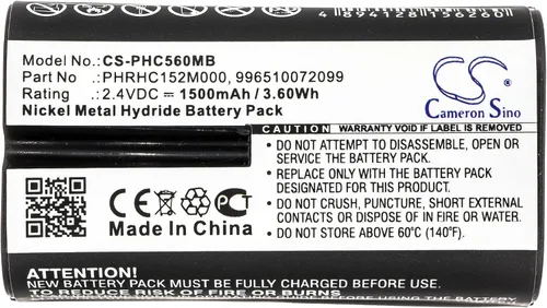 CS Cameron Sino Batería de repuesto Ni-MH de 2.4V 1500mAh / 3.60Wh para Philips Avent CD570/10, Avent SCD560/10, Avent SCD720/86, Avent SCD730/86,