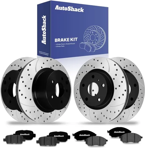Miniatura 10 de AutoShack Rotores de Freno Delanteros y Traseros Pastillas de Freno de Cerámica Repuesto Para Nissan 370Z 350Z INFINITI G35 M35 EX35 G25 QX50 M45