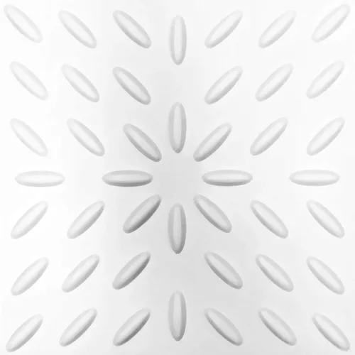 Ekena Millwork WP20X20BLWH 19 5/8 pulgadas de ancho x 19 5/8 pulgadas de alto Blaze EnduraWall Decorativo 3D Panel de pared cubre 2.67 pies cuadrados
