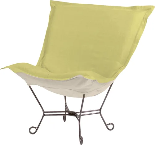 Miniatura 19 de Howard Elliott Collection Avanti Pecan - Silla de asiento oscilante con funda, silla multiusos de mariposa con marco de titanio, muebles de patio