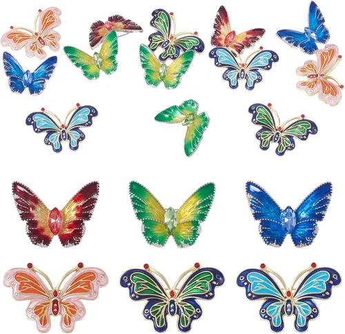 Miniatura 141 de Pandahall - Broches esmaltados de aleación con varios temas, broche de solapa, juego de pines esmaltados
