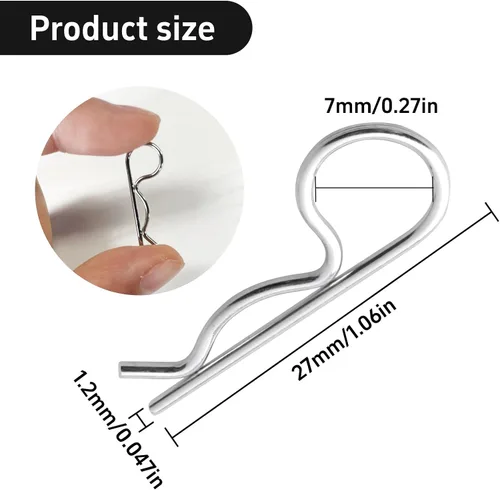 Miniatura 2 de 100 clips universales para cuerpo a control remoto para todos los modelos a escala 1/10 1/12 Traxxas Redcat Axial SCX10 Losi HPI Himoto HSP Exceed