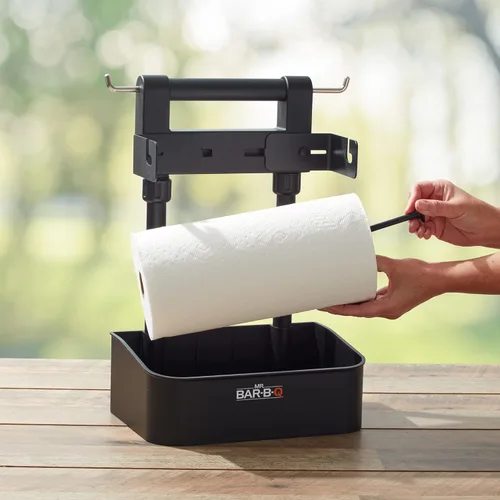 Miniatura 6 de Mr. Bar-B-Q Organizador plegable para parrilla, almacena todos tus accesorios de barbacoa en un solo lugar, perfecto para cocinar al aire libre