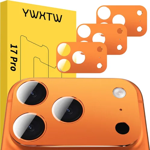 Miniatura 33 de YWXTW Protector de lente de cámara para iPhone 17 Pro, cobertura completa, protector de pantalla de lente de vidrio templado para iPhone 17 Pro