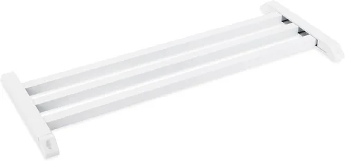 Camco Barra de empuje de puerta mosquitera RV | Ajustable de 20 a 32 pulgadas | Añade resistencia y estabilidad a la puerta mosquitera de RV | Blanco