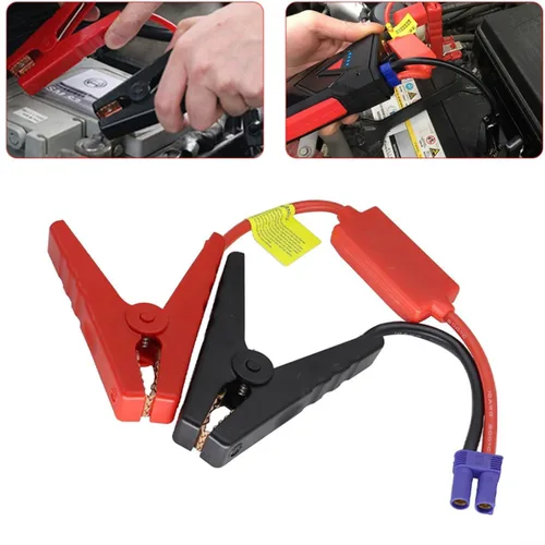 Miniatura 6 de Cable de Arranque con Abrazaderas, Cable de Refuerzo con Conector EC5 y Módulo de Prevención de Carga Inversa para Arranque de Coche Jump Starter
