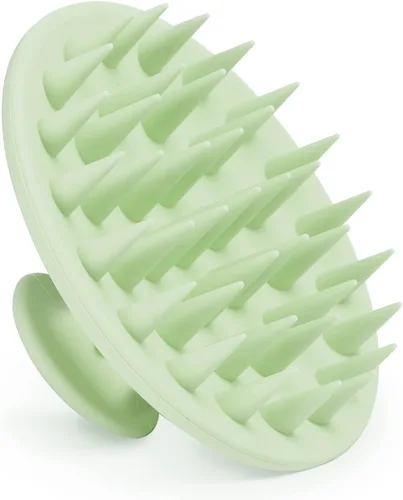 Miniatura 13 de Meartchy Cepillo de champú y masajeador de cuero cabelludo de silicona, cepillo para el cuero cabelludo para el crecimiento del cabello