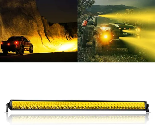 Miniatura 18 de Barra de luz LED de 12 pulgadas EK ENNOKING de doble fila, foco marino blanco, alta luminosidad, 100 W, luz LED de haz puntual y de inundación, luz